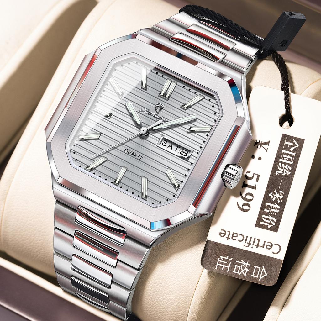 Waterproof Watch Fashion Luminous Ultra-Thin Men'S Watch