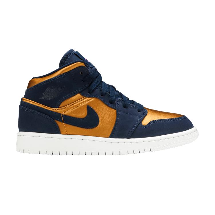 Jordan 1 Mid Obsidian Desert Ochre (GS) 36