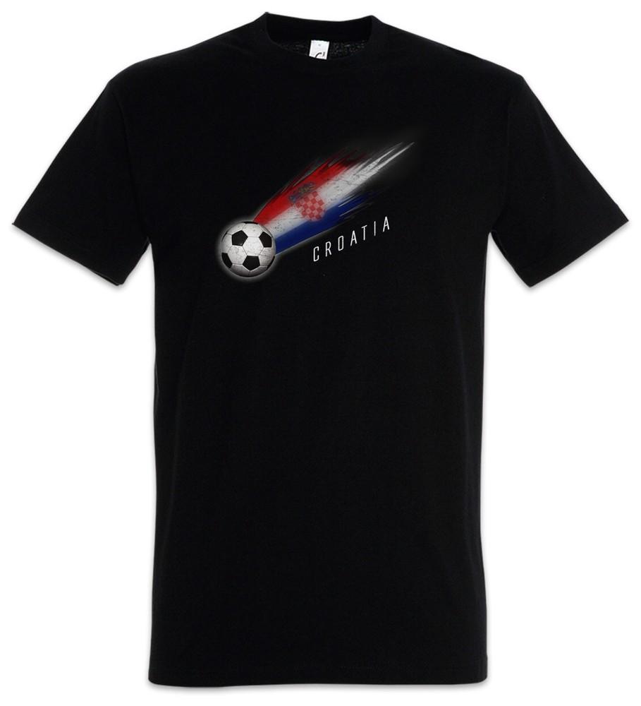 

Croatia Football Comet I T-Shirt croatian Soccer Flag Banner World Championship 2XL