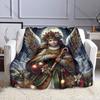Multi-Sizes Christmas Angel Print Blanket Soft and Warm for Bed Sofa Outdoor Travel Cover Blanket Holiday Luxury Gifts