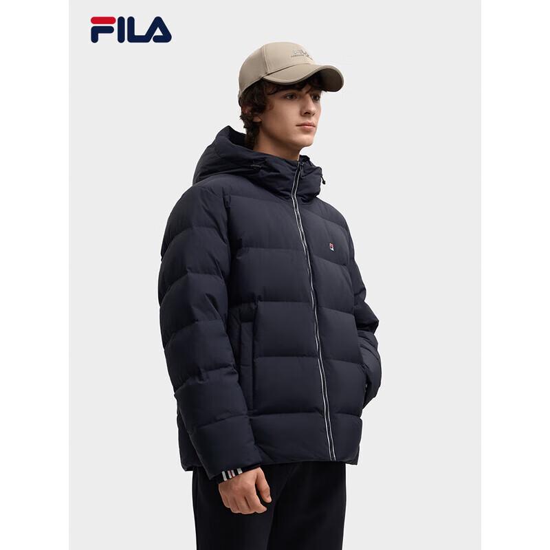 FILA Men s 2025 Winter Hooded Duck Down Jacket XL