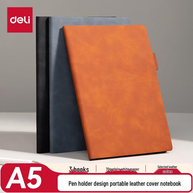 Deli A5 Notebook (3-Pack)