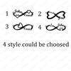 Nextvance Stainless Steel Custom Name Couple Necklaces Personalized Infinity Pendant Pendant Necklace Jewelry Best Friend Giveaway GiftFashion Pendant