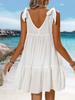 Women's Summer New Sun Protection Cover Up Beach Dress Strappy Loose Maxi Dress
