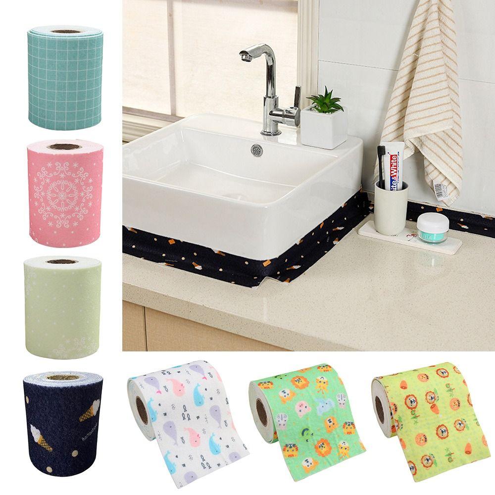 Waterproof Toilet Caulk Tape Cartoon Window Water-absorbing Sticker Sink Tape  for Bathroom Kitchen