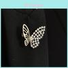 Butterfly Pin For Women With Hollow Metal Design Perfect For Fall Winter Outerwear Accessory