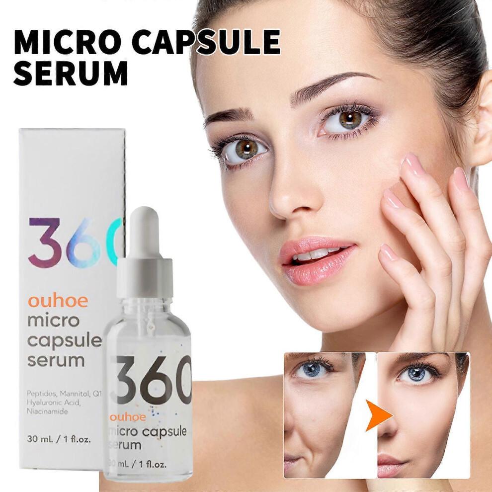 Sérum avec Micro Capsules Anti-âge Raffermissant Peau Rétrécissement des Pores Essence 30ml