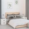 VidaXL Bedside Tables 2 Pcs White 40x34x45 Cm Solid Pine Wood818328