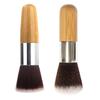 Round Flat Top Bamboo Handle Foundation Powder Brush Cosmetic Makeup Beauty Tool
