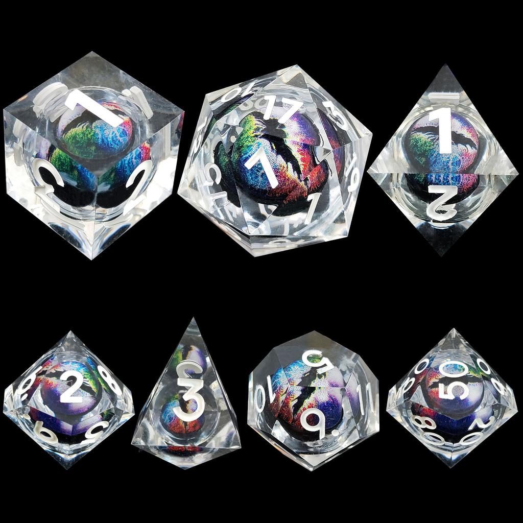 Hračka Dnd Liquid Flow Eye Dice pro hru Dungeon a Dragon Pathfinder