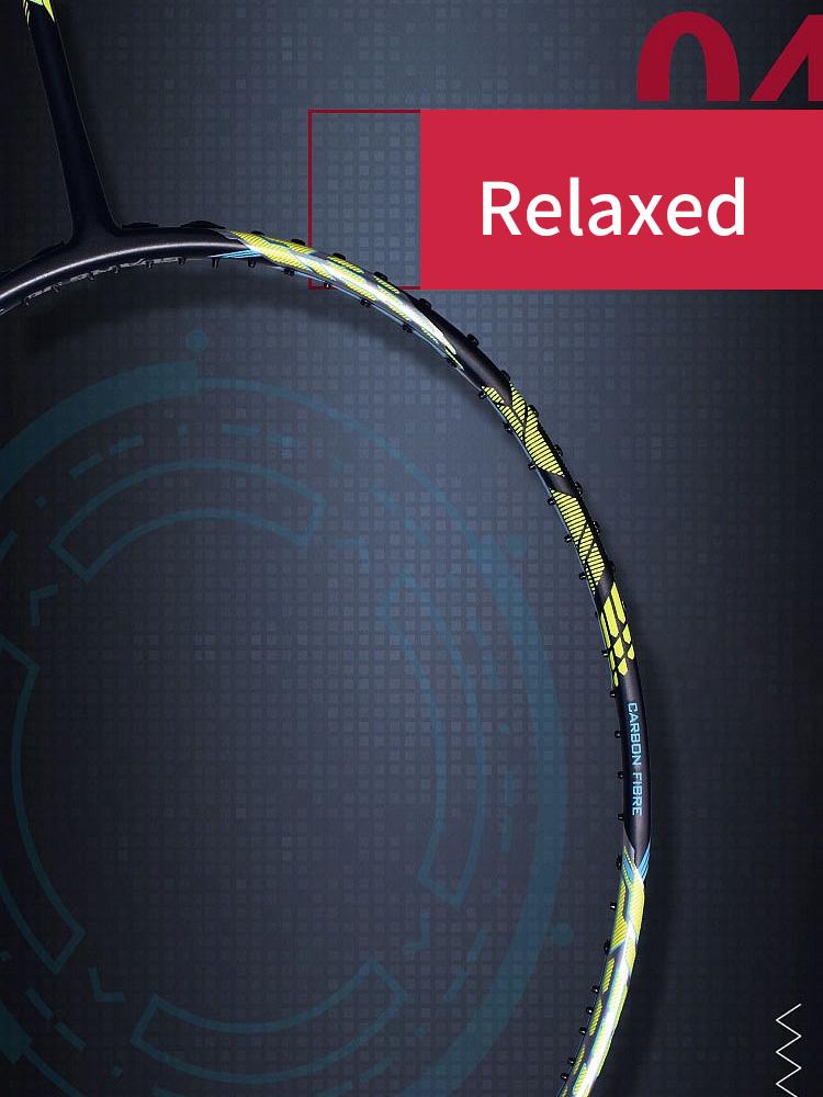 21-30 LBS Badminton Racket Carbon Fiber Man Woman Adult High Elasticity Durable Major Attack Racket Defense Competition Level