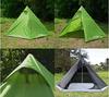 [Amazon.co.jp Exclusive] Captain Stag Tent, One-Pole Tent, Tipi Hexagon 300UV, 3-4 Person, Green, UA-60