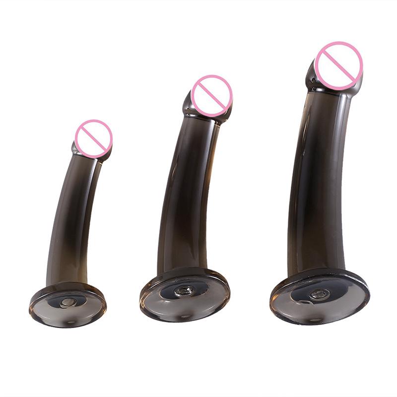 Erotické růžové dildo s přísavkou a anální kolík pro muže a ženy