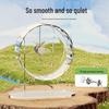 Super Silent Hamster Running Wheel Toy - Large Size Golden Hamster Exercise Ball with Stand for Cage Landscaping.
