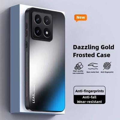 AG Mattierte Handyhülle für Xiaomi 15T, 14T Pro, Mi15T, Poco M7 Pro, matte Kameraschutzhülle für Xiaomi 17 Pro Max, 17 Pro Coque