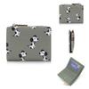 Dog Print Wallet For Women With Rfid Blocking And Zipper Pocket For Daily Use