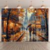 2D Paris Eiffel Tower Backdrop for Romantic & Couple Themed Photoshoot