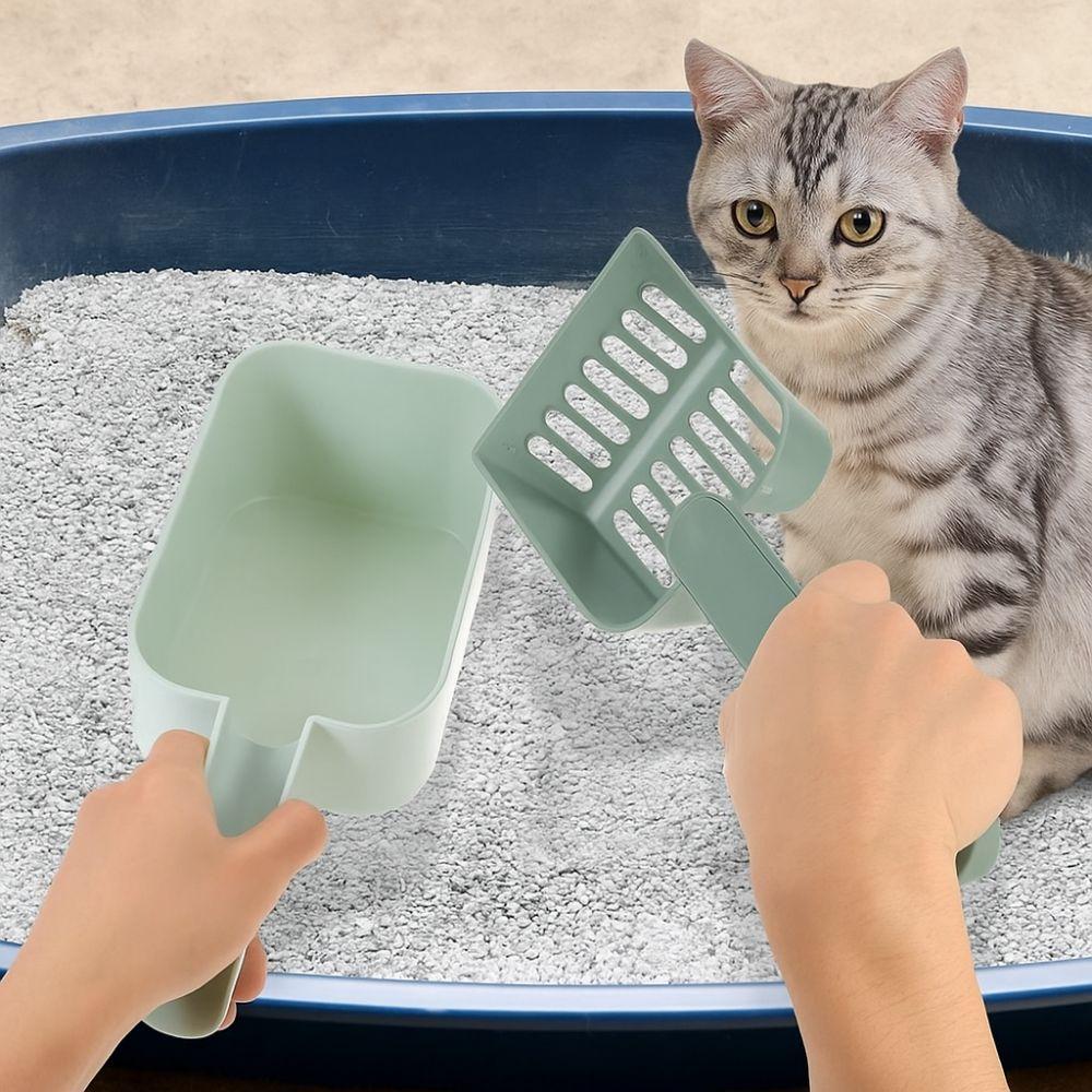 Large Capacity Cat Litter Scoop Fine Sifting Pets Litter Shovel Cat Litter Box Cleaning