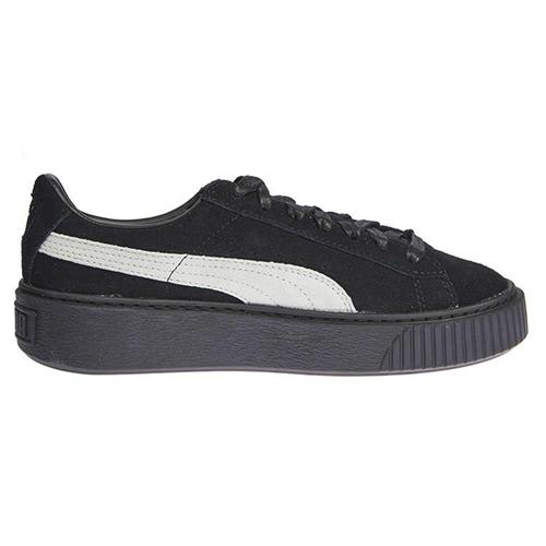 Puma Suede Platform Core Black White Womens 362223-05