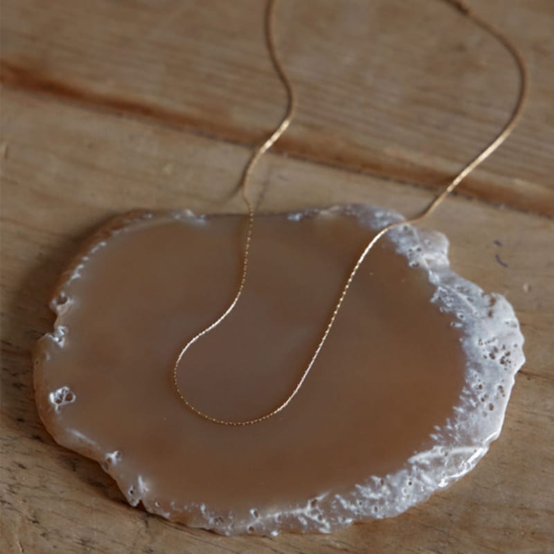 38comeoncommon Slim Glow Surgical Necklace (Gold)