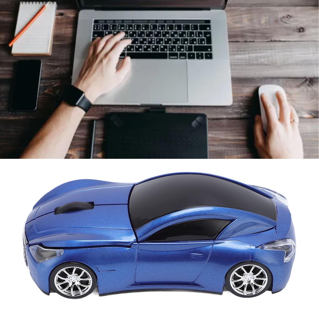 Sport Car Shaped Wireless Mouse Cool Ergonomic 1600DPI 2.4 GHz Optical Computer Gaming Mouse for PC Laptop