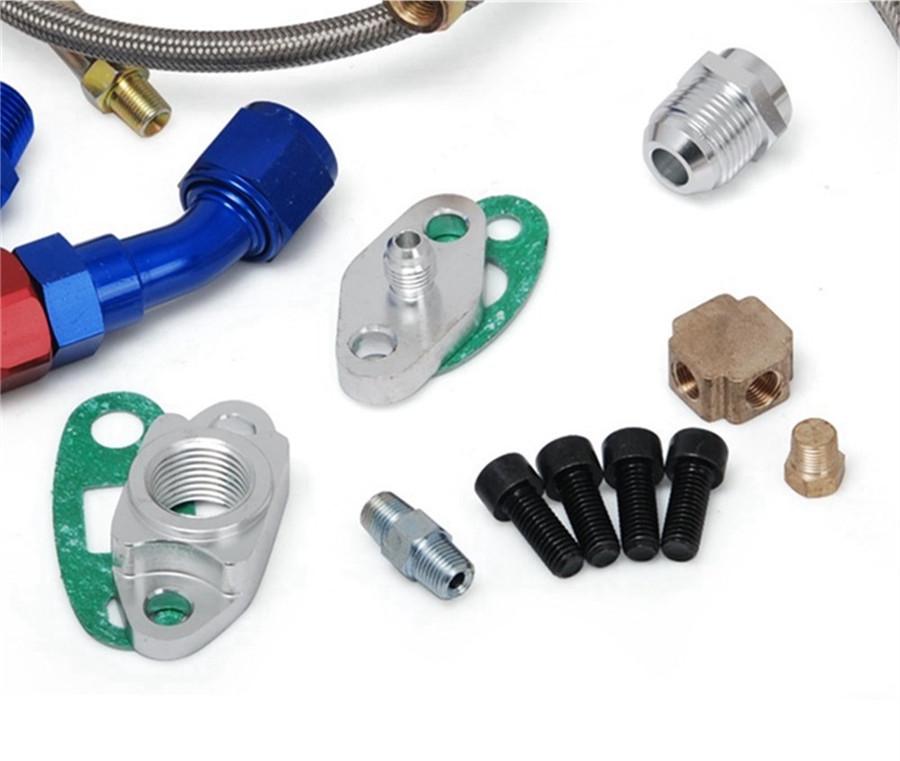 Oil Drain Line Kit fit turbo chargers T3 T3T4 T4 T70 T66 T04E T61 T76 T04B