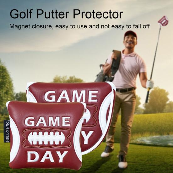 

Чехол на голову для гольф-клюшки Искусственная кожа Головной убор для гольф-клуба Защита головы клюшки для гольфа Защитные аксессуары для гольф-клуба для водителей Fairway Woods Hybrids