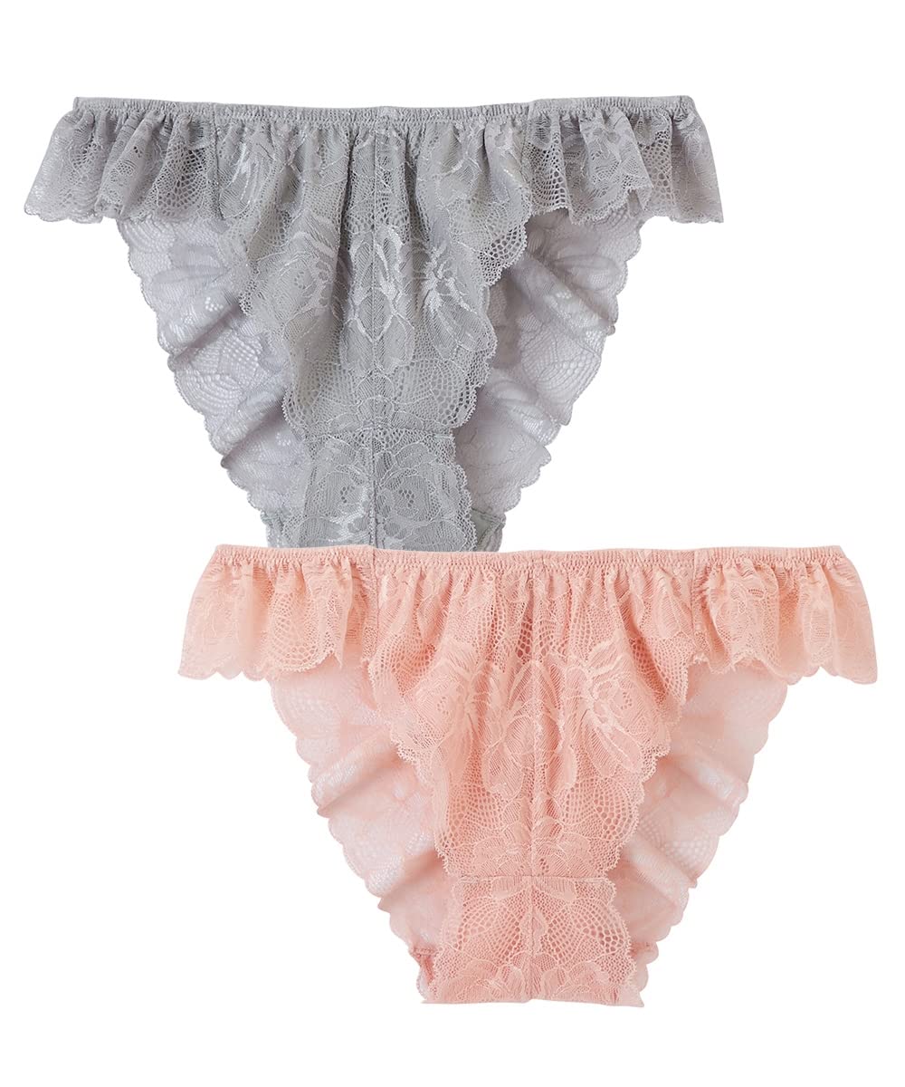 

Nissen Обычный Как Никакой Полностью Кружевной Фундоси Светло-Серый Жемчужный Размеры Женские Шорты, Брюки, Шорты, 2 Шт., + Розовый, 4L-5L
