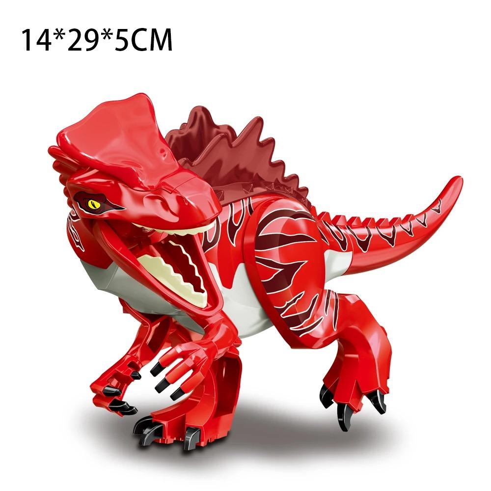 Bloques de Construcción de Dinosaurios Jurásicos Indominus Rex DIY Tamaño Grande Tyrannosaurus Figuras de Acción Modelos Juguetes para Niños Animales Regalos