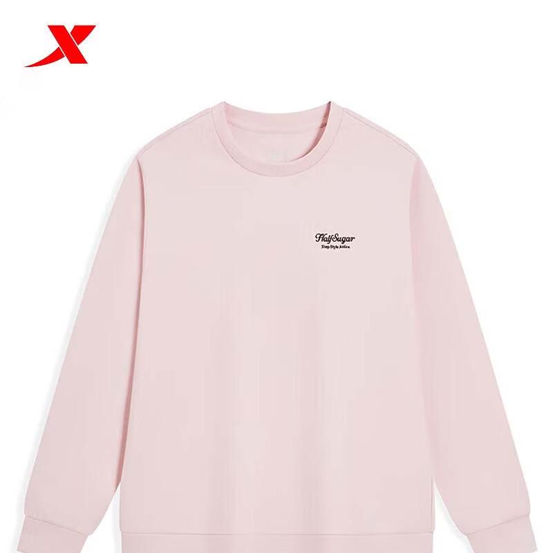 XTEP Women s Solid Color Versatile Pullover Top L