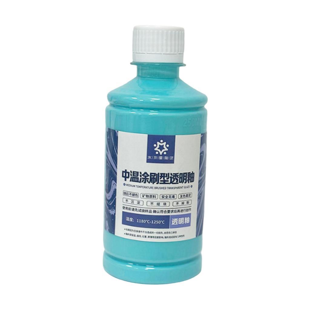 Ceramic Glaze Transparent 300ml Crafts Supplies Pure DIY Porcelain Pottery for