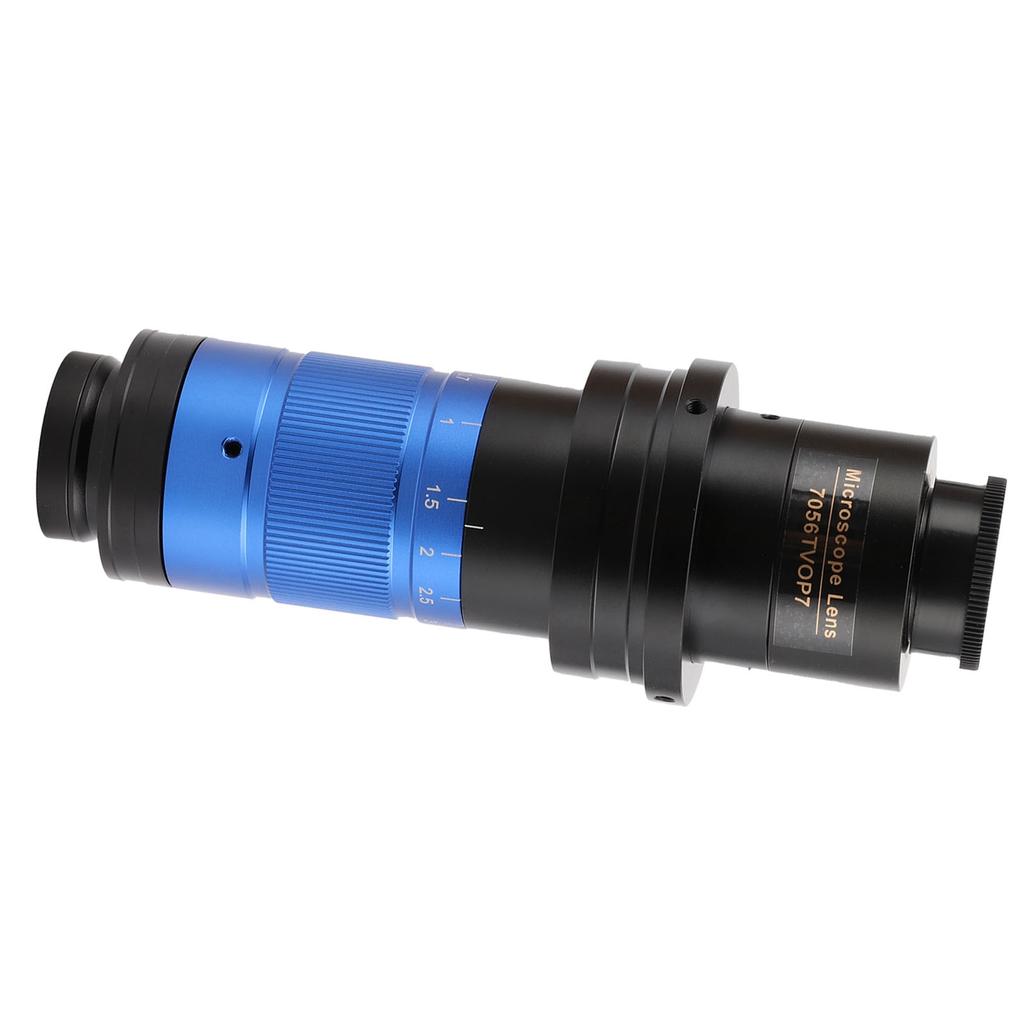 KP‑7056TVOP7 32X‑252X Monocular Microscope Lens 0.7X‑5.6X Continuously Adjustment for Observing