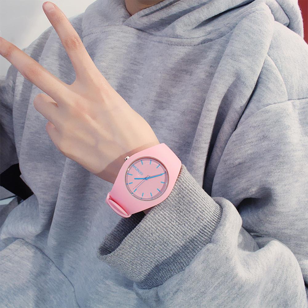 Students Couple Cute Sweet Style Watches Simple Jelly Quartz Watch