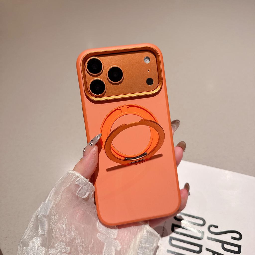 Xuanya 360 ° rotating bracket applies to iPhone17Promax mobile phone case Apple 17Pro magnetic protective case
