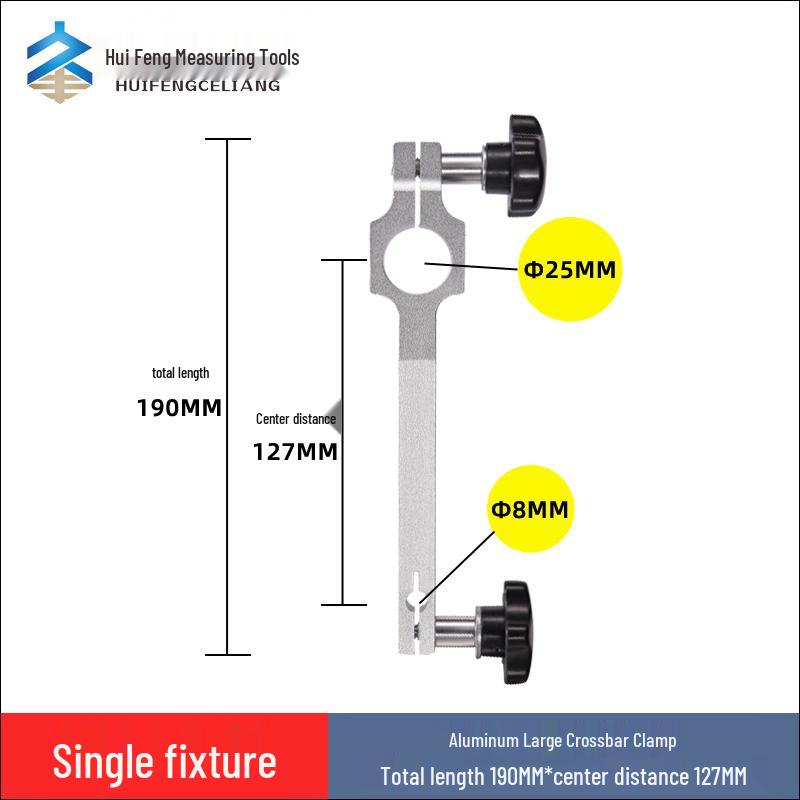 Digital Dial Indicator Stand with Marble Base, Height Gauge, and Measuring Seat