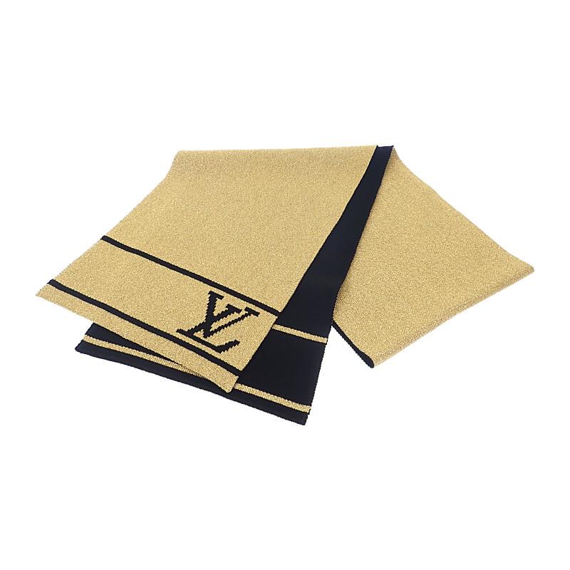 LOUIS VUITTON  M76167 Scarf gold wool Women