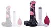 Hurulf Squirt L Ejaculating Dildo 31 X 8cm Black-Pink - Bad Horse - Ejaculating Dildos