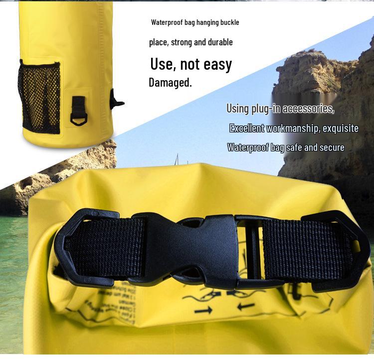 Waterproof PVC Rafting and Beach Zipper Pocket Bag