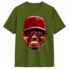 Tigers WWoods Big Face T Shirt Unisex  Awesome TShirts Summer ONeck Popular Tee Shirt Custom DIY Oversized Tops