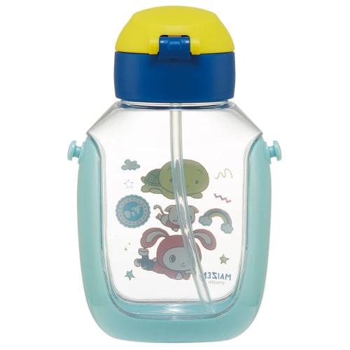 Skater Water Bottle with Straw, 530ml, Maizen Sisters Straw Water Bottle, One-Push Operation, for Girls, PDSH6DX-A