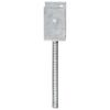 Vidaxl Post Anchors, 6 Pcs, Silver, 10 X 6 X 30 Cm, Steel