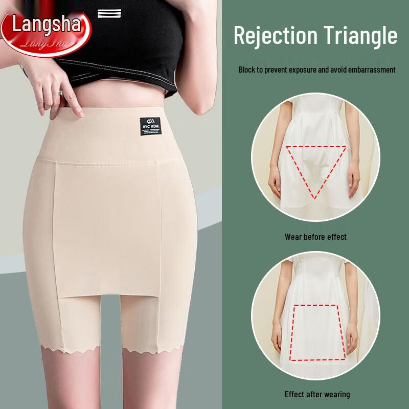 LANGSHA Women's Seamless Anti-Chafing Safety Shorts
