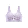 Lace Bra Women's Beautiful Back Fixed Cup Gathering Bra Anti Sagging Bra Anti Glare Bra Sexy Seamless Bra