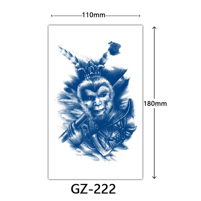 Herbal Semi-Permanent Tattoo Sticker, Semi-Permanent Tattoo Sticker, Anti-Rub, Anti-Sweat Tattoo