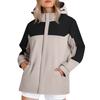 Women's Fashionable Color Blocked Long Sleeved Hooded Outdoor Thin Waterproof Running Sports Jacket, Submachine Jacket