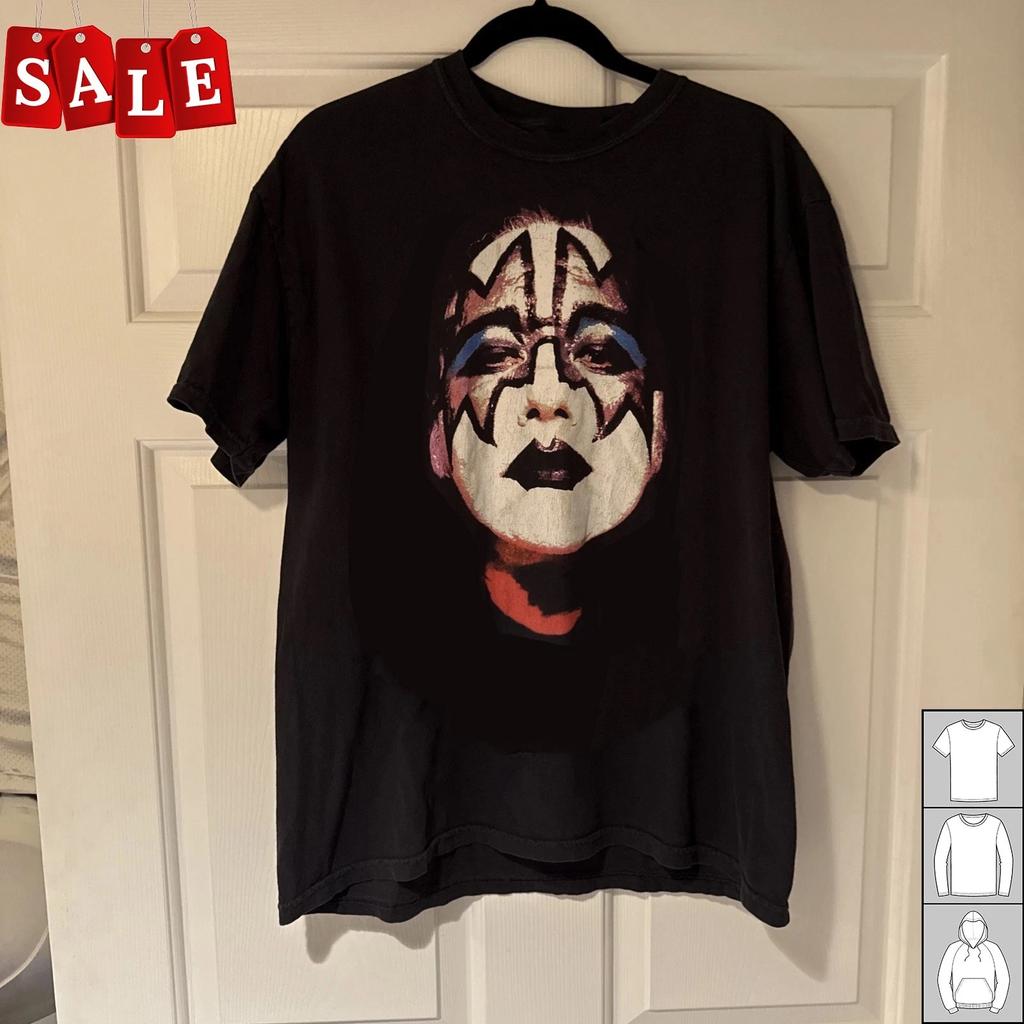 New Ace Frehley Face Portrait Gift For Fans Men All Size Shirt