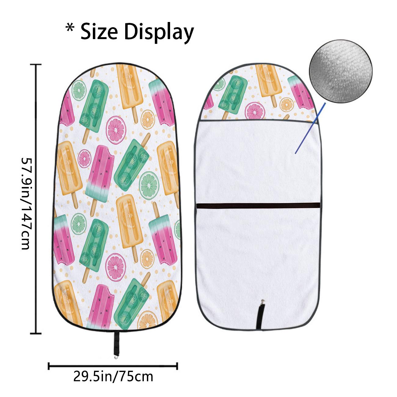 All-Season Car Seat Towel Cover - Front Seat Protector for Gym & Workout, Universal Fit 75x150