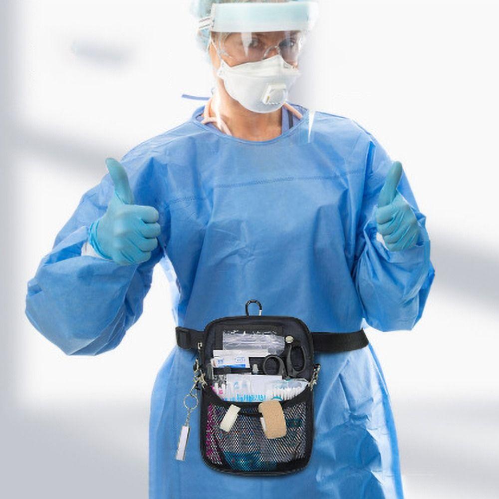 Adjustable Strap Nurse Crossbody Bag Multi Pocket Nurse Waist Pouch Nurse Hip Bag  Nursing Student