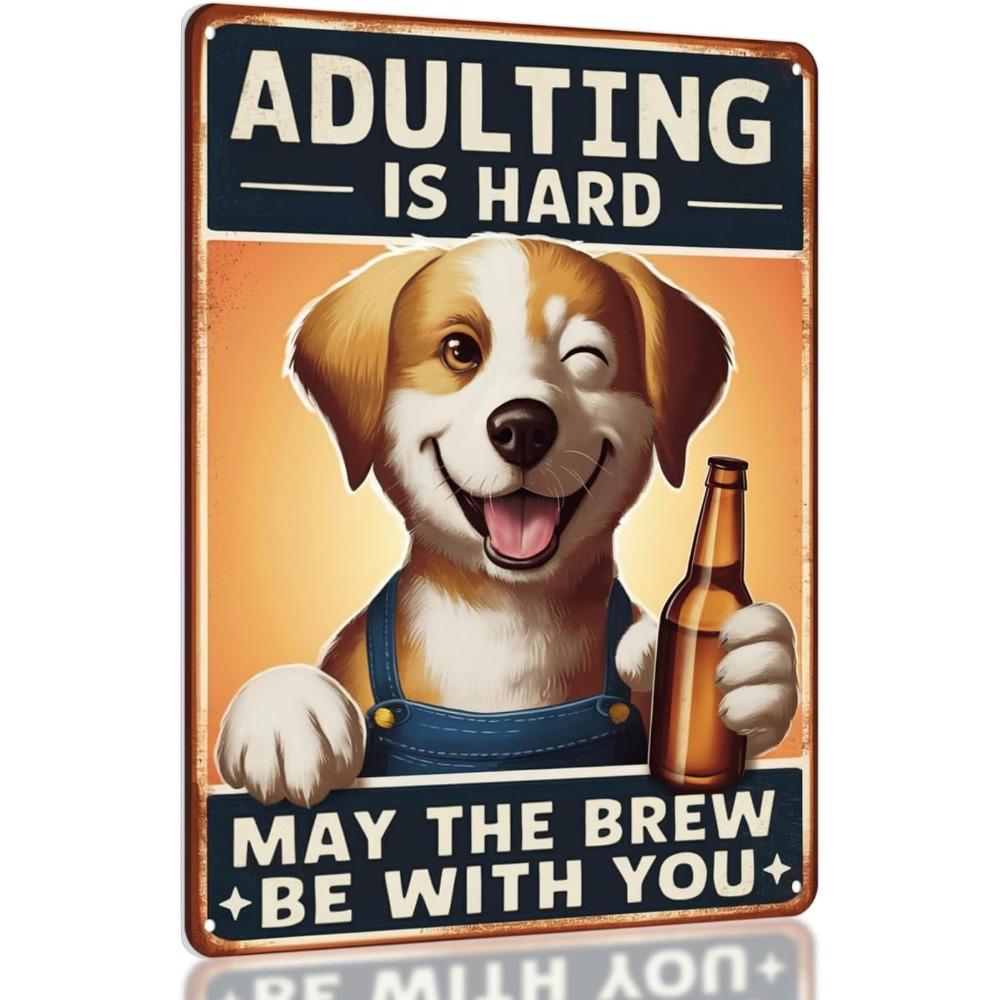 

Funny Metal Bar Sign If Youre Looking for a Sign to Drink Tonight Wall Decor for Home Bar Man Cave 20x30cm（7.8x11.8inch）