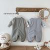 New Winter Thickened Sleeveless Baby Romper 2025 - Newborn Fashion Bodysuit